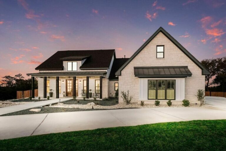 Exclusive 4-Bedroom 2-Story Modern Farmhouse with an Upstairs Surprise Suite (Floor Plan)