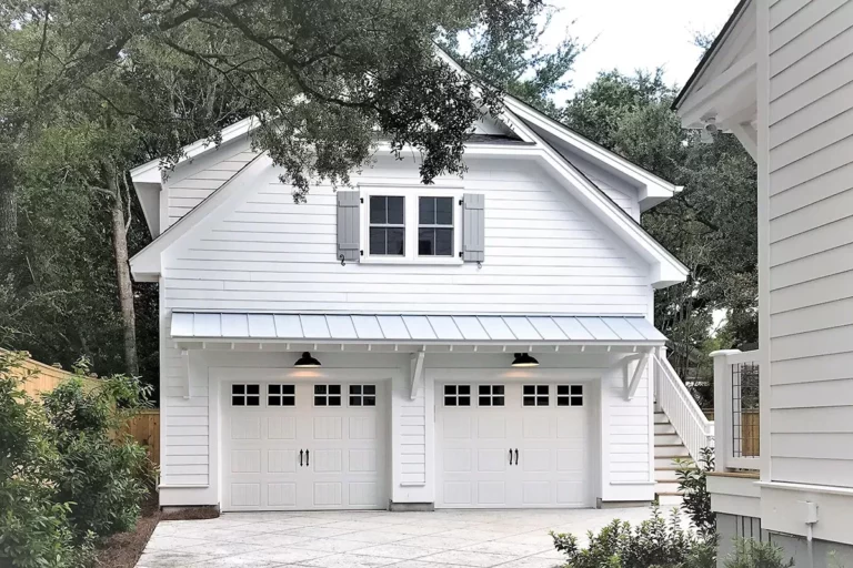1-Bedroom 2-Story Carriage House with Double Car Parking and Open Living Area (Floor Plan)